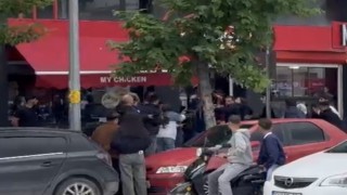 Eskişehirde cadde ortasında kavga
