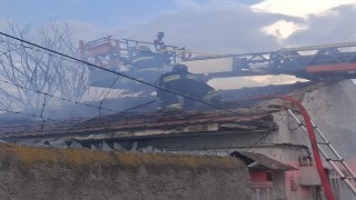 Eskişehirde müstakil evde korkutan yangın