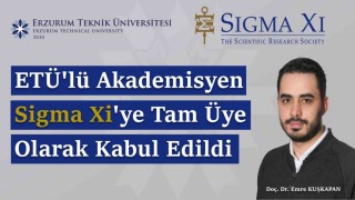 ETÜlü akademisyen Sigma Xiye tam üye olarak kabul edildi