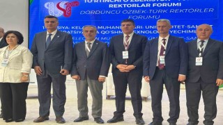 EÜ Rektörü Prof. Dr. Musa Alcı Özbekistan-Türkiye 4. Rektörler Forumuna katıldı
