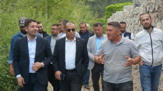 Fekede Sokak Sağlıklaştırma Projesi yerinde incelendi