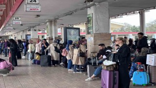 Gaziantep otogarında Kurban Bayramı yoğunluğu başladı
