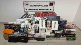 Gaziantepte 1,2 milyon TL değerinde kaçak malzeme ele geçirildi: 1 gözaltı
