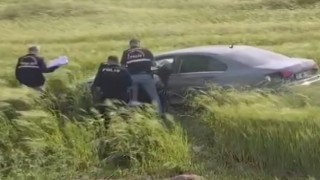 Gaziantepte çarpışan otomobiller tarlaya uçtu: 1i ağır 5 yaralı