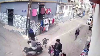 Gaziantepte dehşete düşüren kaza: Motosiklet küçük kıza çarpıp kaçtı