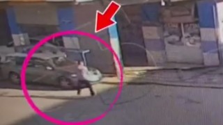 Gaziantepte iş yerine pompalı tüfekle saldırı: O anlar kamerada