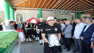 Hayatını kaybeden polis memuru son yolculuğuna uğurlandı