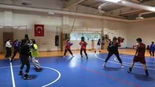 Genç boksörler milli takımı hedefliyor