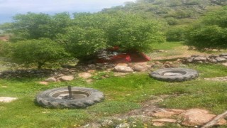 Gercüşte traktör uçuruma yuvarlandı, sürücü atlayarak kurtuldu