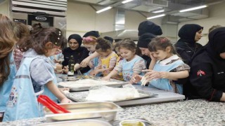 GİBTÜ mutfağında minik şeflerin Gastronomi yolculuğu
