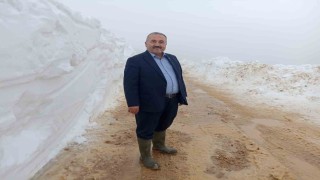 Giresunda mayıs ayında kar mücadelesi