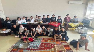 GKVli öğrencilerden zamanda yolculuk sergisi