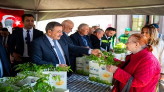 Gölbaşında vatandaşlara 190 bin ata tohumu fidesi dağıtıldı