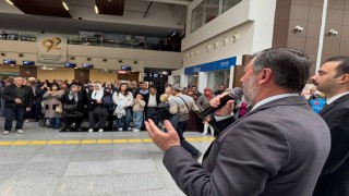 Hacı adayları Çanakkaleden kutsal topraklara uğurlandı