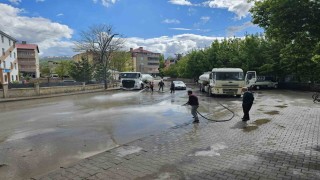 Hasköyde bayram öncesi temizlik seferberliği