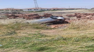 Hatayda motosiklete çarpan otomobil takla attı: 1 ölü, 1 yaralı