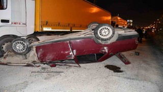 Hatayda takla atan otomobildeki 1i ağır 3 kişi yaralandı