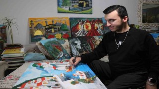 Hayatını 3 engelli oğluna adadı: Şair, ressam ve tiyatrocu kardeşler