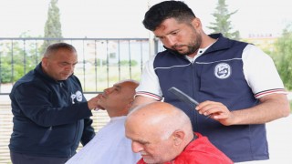 HBB’den Bayram Öncesi Yaşlı ve Engellilere Ücretsiz Berber Hizmeti