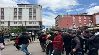 Iğdırda kritik maç öncesi gerginlik: Taraftarlar arasında arbede