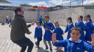 Iğdırda miniklerin Şevko oyunu ilgi gördü