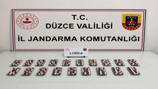 İl dışından Düzceye uyuşturucu sevkiyatına jandarma engeli