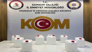 İlkadımda 40 litre kaçak etil alkol ele geçirildi