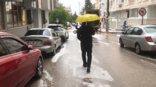 Ispartada sağanak etkili oldu