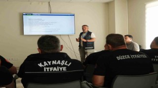 İtfaiye personeline doğalgaz eğitimi