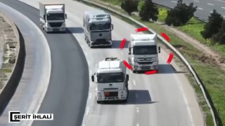 Jandarmadan dron destekli trafik denetimi: Bin 346 araca ceza