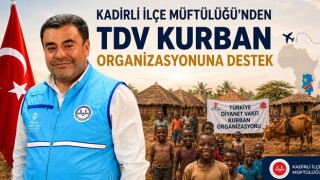 Kadirli İlçe Müftülüğü’nden TDV Kurban Organizasyonuna Destek