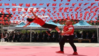 Kahramanmaraşta Atatürkü Anma, Gençlik ve Spor Bayramı coşkuyla kutlandı