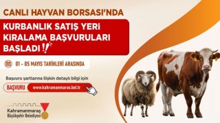 Kahramanmaraş’ta Kurbanlık Satış Yerleri İçin Başvurular Başladı