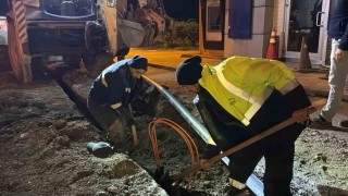 Karabükte altyapı yenileme çalışmaları geceleri devam ediyor