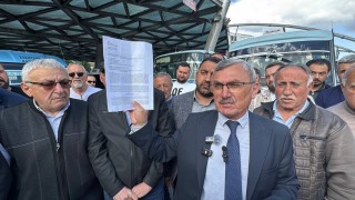 Karabükte minibüs esnafından haksız rekabet tepkisi