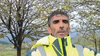 Karacaları görünce büyük sevinç yaşadı: O anlar kamerada