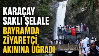 Karaçay Saklı Şelale Bayramda Ziyaretçi Akınına Uğradı