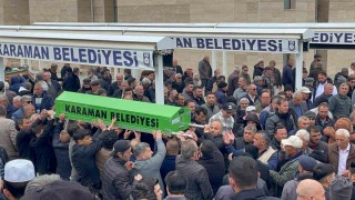 Karamanda kazada hayatını kaybeden elektrikli bisiklet sürücüsü toprağa verildi