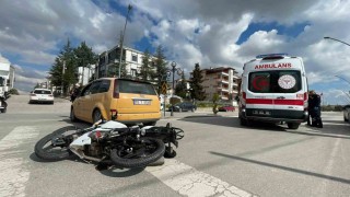 Karamanda motosiklet kazası: 1 yaralı