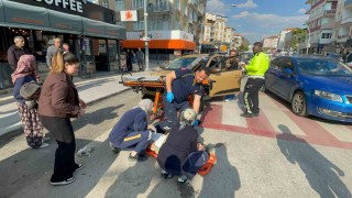 Karamanda motosiklet kazası: 1 yaralı