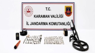 Karamanda tarihi eser ele geçirildi: 12 tutuklama