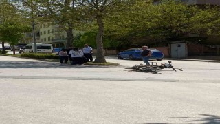 Kastamonuda motosiklet kazası: 1 yaralı