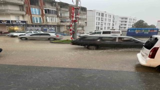 Kavakta sağanak yağış