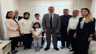 Kaymakam Ateş, öğrencilerin evine konuk oldu