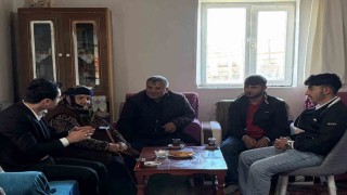 Kaymakam Tutaldan şehit ailesine bayram ziyareti