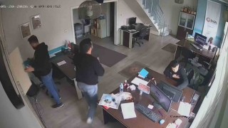Kayseride deprem anı kamerada