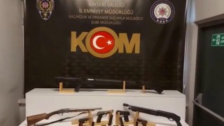 Kayseride silah ticareti yapan 2 şahıs yakalandı