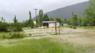Kelkitçayı taştı, köyler ve tarım arazileri sular altında kaldı