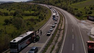 Kemikli Rampalarında bayram dönüşü yoğunluğu sürüyor