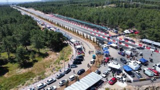 Kepezde oto drag heyecanı başladı